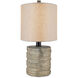 Innkeeper 18.5 inch 100 watt Rustic Gray Table Lamp Portable Light