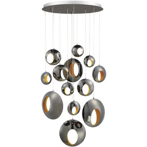Arlington LED 39.5 inch Black Chandelier Ceiling Light
