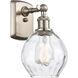 Ballston Small Waverly 1 Light 6 inch Brushed Satin Nickel Sconce Wall Light, Ballston