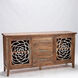 Bengal Manor 66 X 17 inch Medium Brown and Silver Sideboard