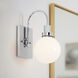 Hex LED 5.75 inch Chrome Wall Sconce Wall Light