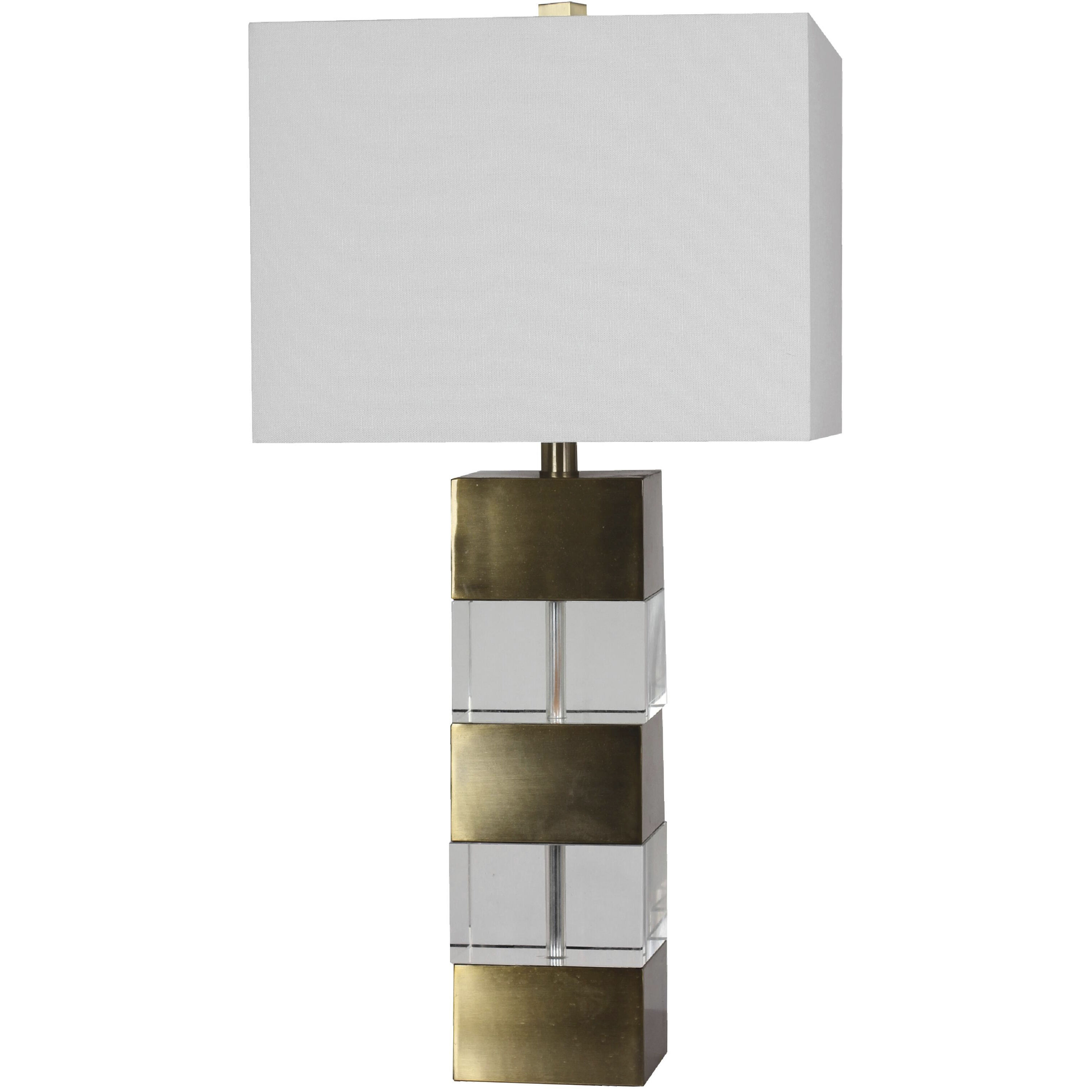 Canada 28.5 inch 100.00 watt Antique Brass Table Lamp Portable Light