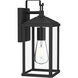 Cantley 1 Light 13.25 inch Matte Black Outdoor Wall Lantern