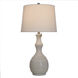 Cameron 30 inch 100.00 watt Gloss White Table Lamp Portable Light