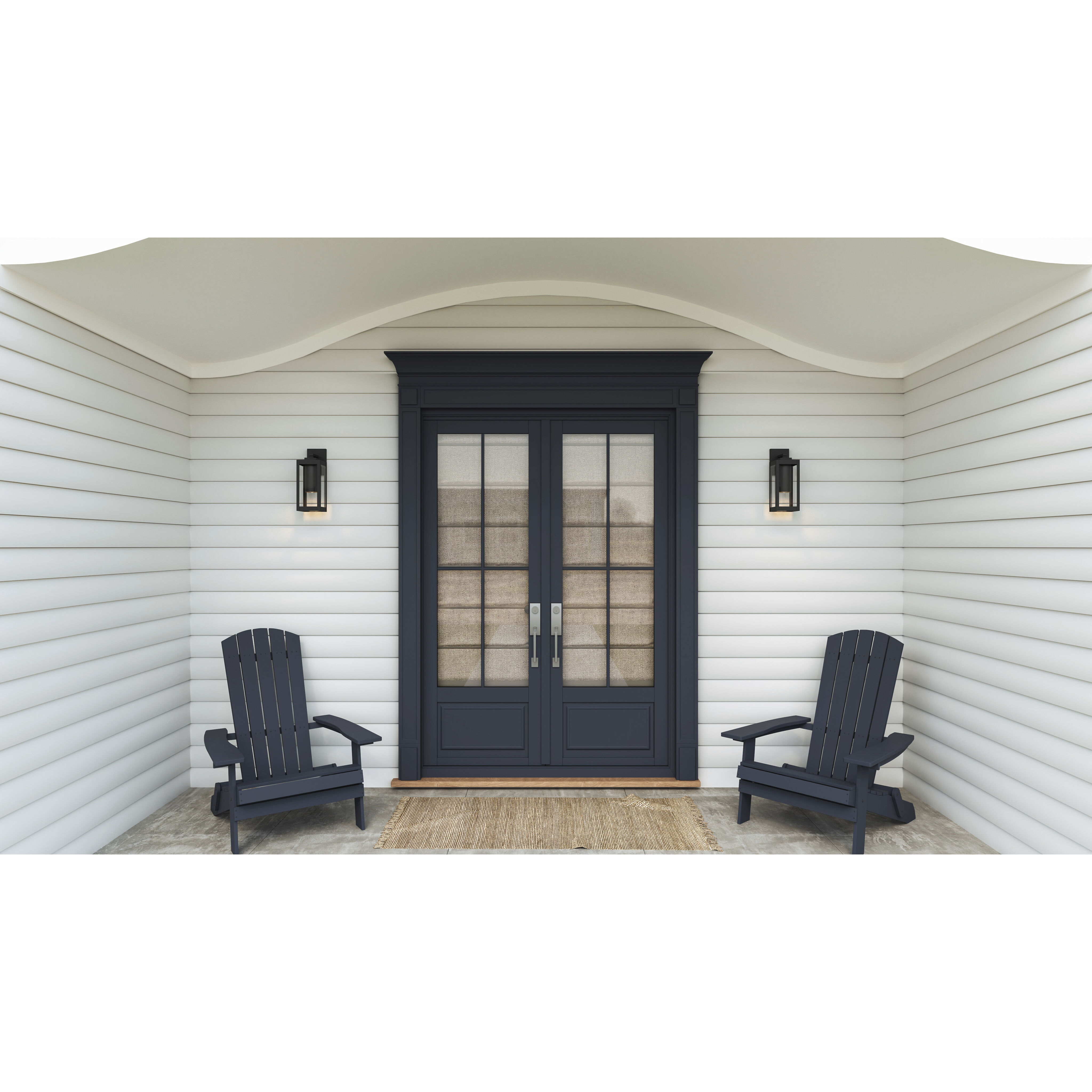 Westover LED 14.25 inch Earth Black Outdoor Wall Lantern, Small