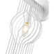 Contour 1 Light 7 inch White Wall Sconce Wall Light