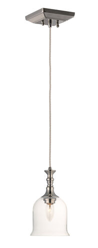 Centennial 1 Light 6.25 inch Polished Nickel Single Pendant Ceiling Light