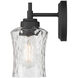 Clarvyn 1 Light 5 inch Matte Black Wall Sconce Wall Light