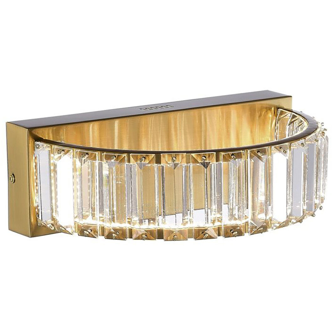 Stella Wall Sconce Wall Light in Black and Brass