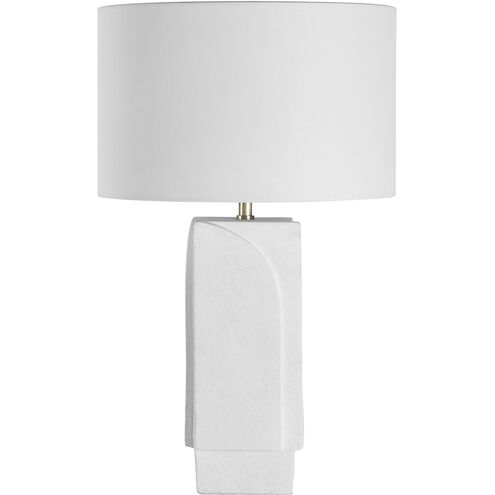 Scavo 25.75 inch 9 watt Textured Matte Off-White Table Lamp Portable Light