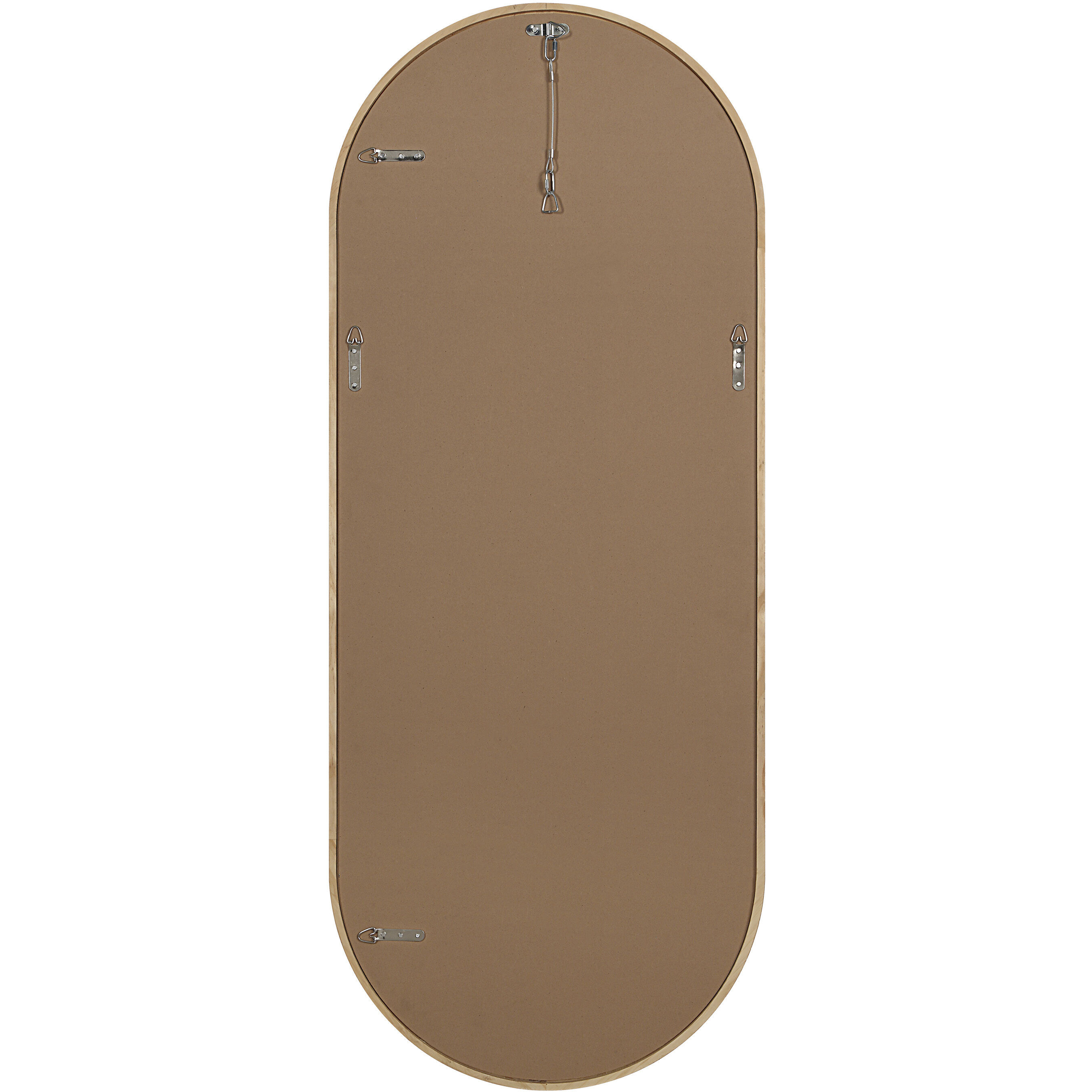 Pudino 60 X 24 inch Natural Wall Mirror