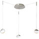 Athena LED 12.2 inch Brushed Nickel Pendant Ceiling Light