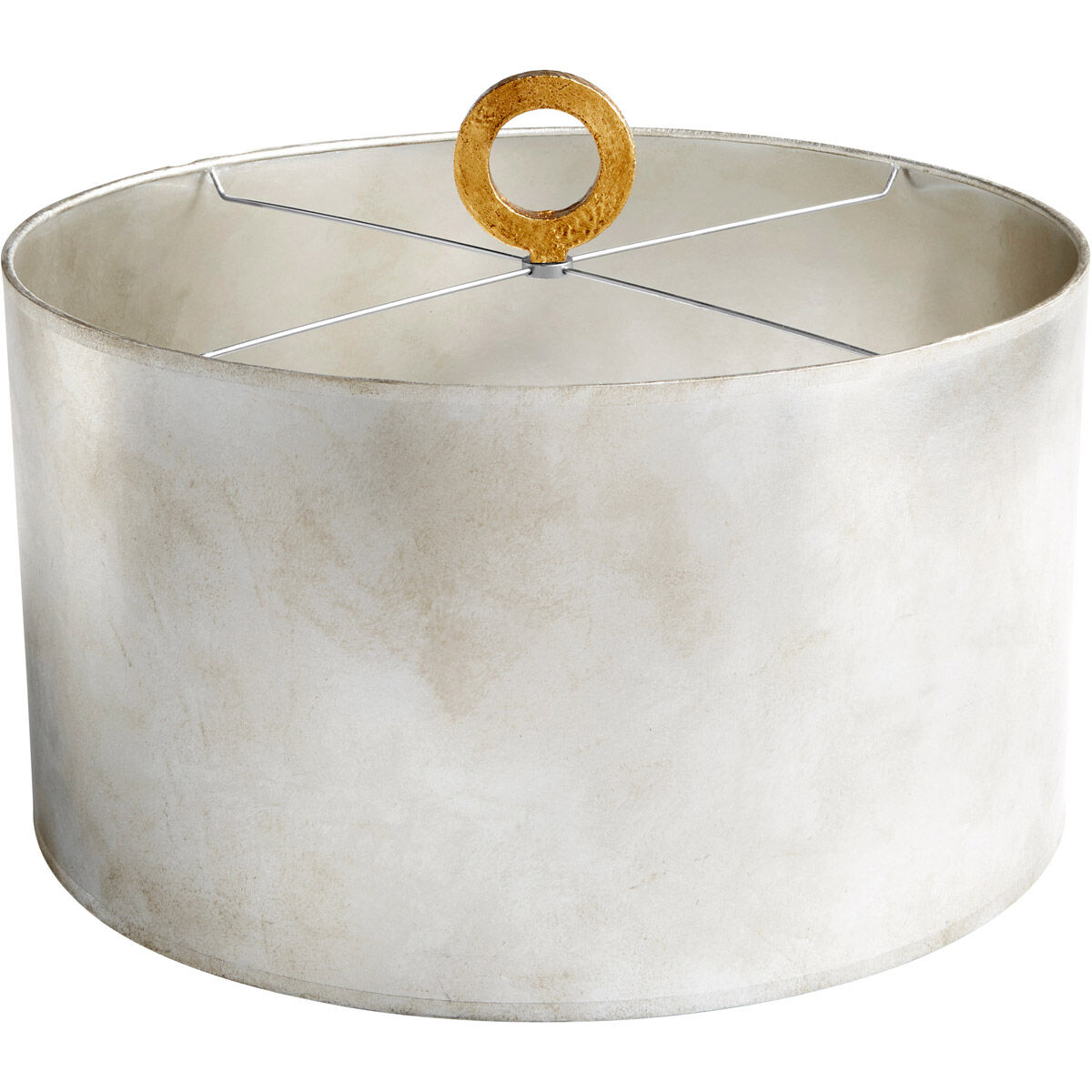 Cercles 39 inch 100.00 watt Silver and Gold Table Lamp Portable Light