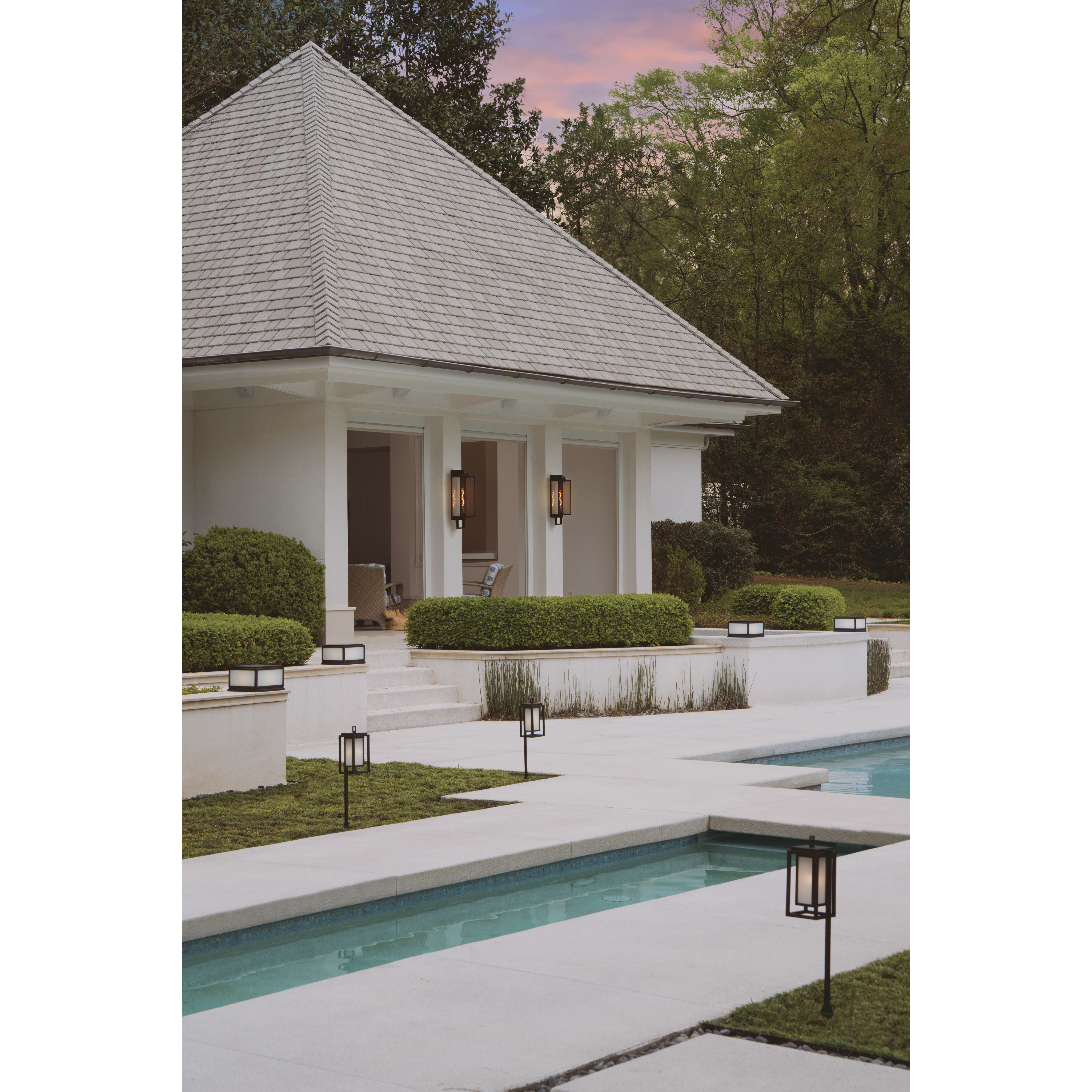 Catalina Outdoor Wall Mount in Black