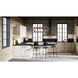 Madison 4 Light 32 inch Black and Wood Chandelier Ceiling Light