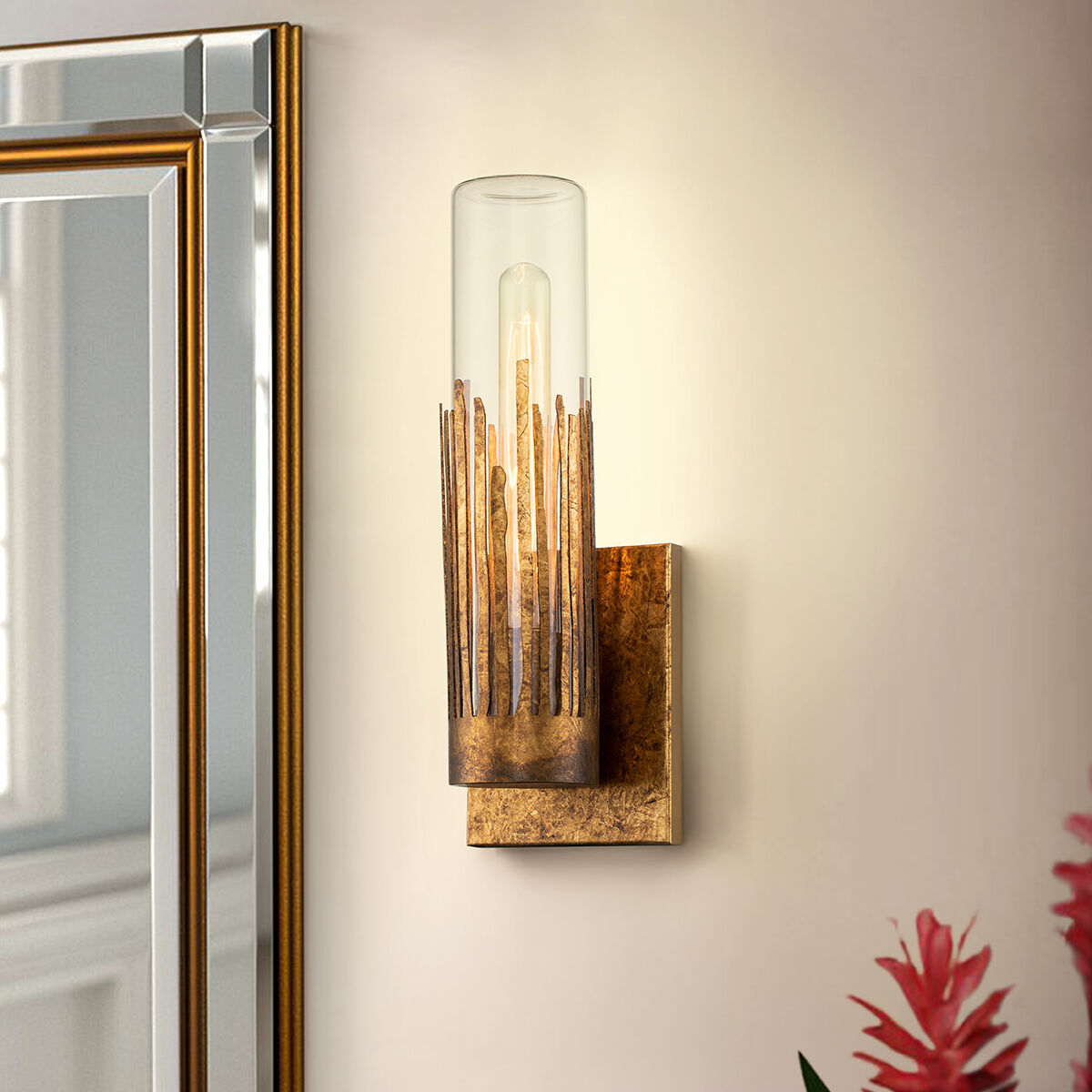 Julia 1 Light Gold ADA Wall Sconce Wall Light