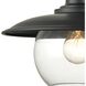 Jackson 1 Light 11 inch Matte Black Outdoor Sconce
