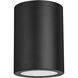 Harley 1 Light 5 inch Matte Black Flush Mount Ceiling Light
