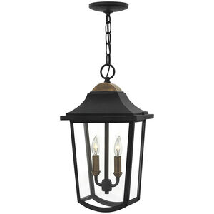 Burton LED 10 inch Black Outdoor Hanging Lantern