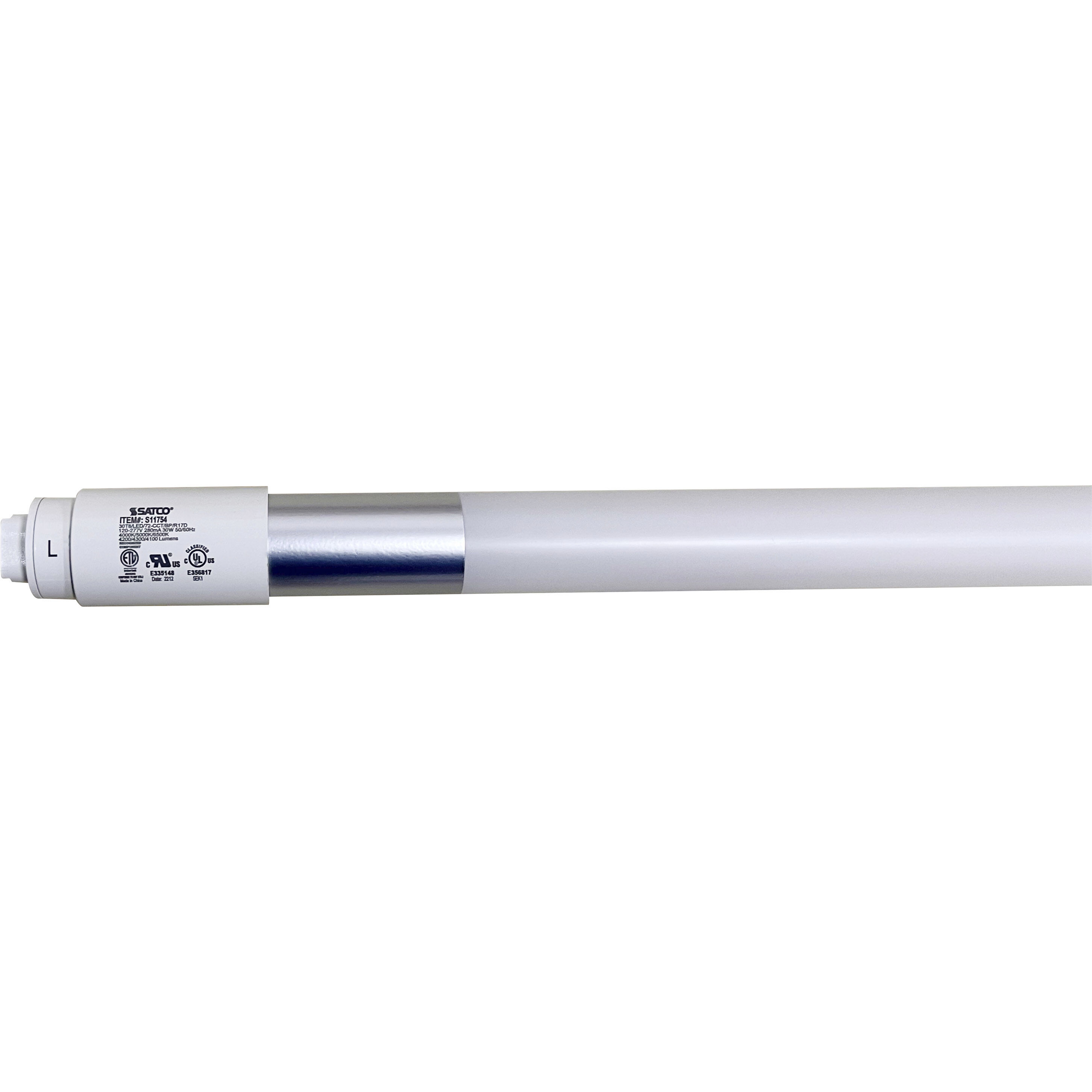 Lumos LED Recessed Double Contact HO VHO T8 30 watt 120 277 4000K 5000K 6500K Light Bulb LED T8
