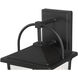 Strathden 1 Light 13.5 inch Powder Coated Black Outdoor Wall Sconce