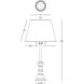 Arthur 34 inch 100.00 watt Polished Nickel Table Lamp Portable Light