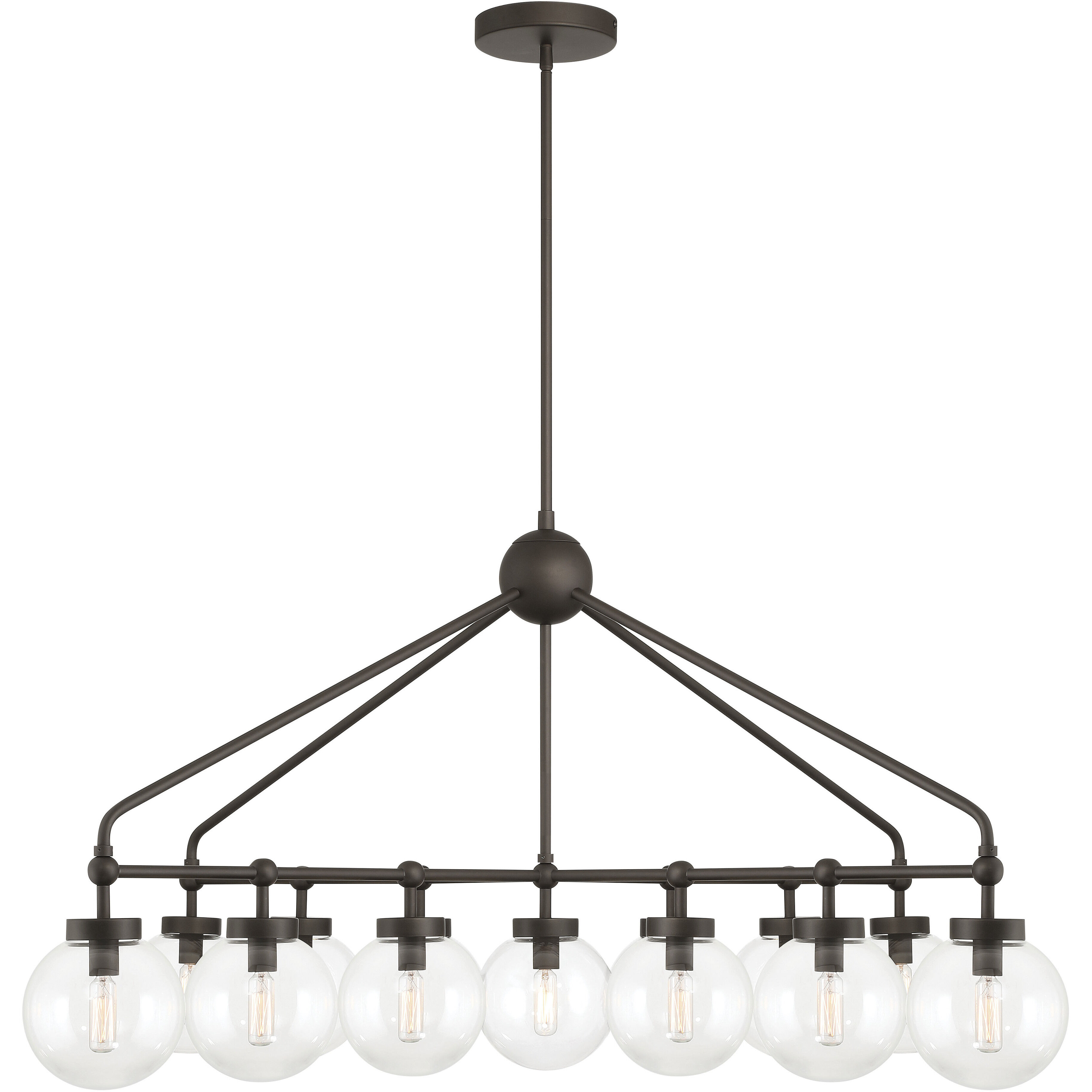 Stella 13 Light 52 inch Dark Bronze Chandelier Ceiling Light