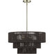 Acordia 6 Light 23 inch Antique Brass Pendant Chandelier Ceiling Light