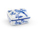 Chelsea House 5 inch Blue/White Glaze Decorative Box, Medium