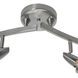 Mirage 6 Light 120 Brushed Steel Linear Ceiling Spot Ceiling Light