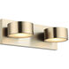 Weatherton 2 Light 13 inch Champagne Gold Wall Sconce Wall Light