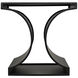 Alec 24 X 23.5 inch Matte Black Side Table