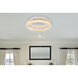 Bowen 1 Light 26 inch Chrome Flush Mount Ceiling Light