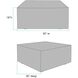 Luxe Universal 18 inch 36 Square Ottoman
