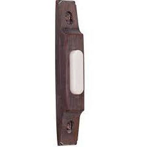 Thin Profile Rustic Brick Push Button