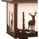 Bryce 1 Light 14 inch Burnished Bronze Outdoor Post