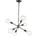 Nolan 6 Light 16 inch Black Pendant Ceiling Light