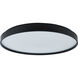 Tambourine LED 19 inch Black Flush Mount Ceiling Light