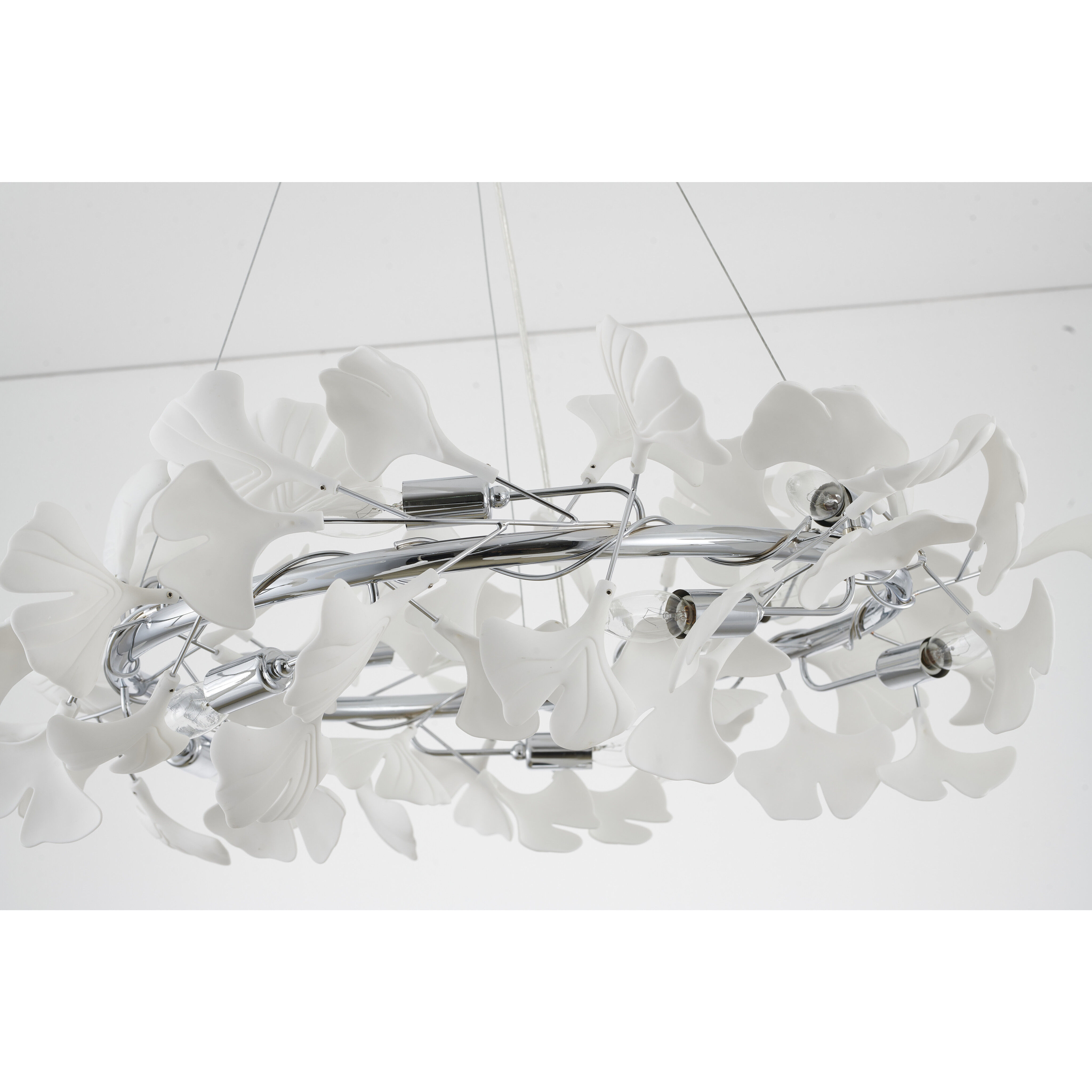 Canada 10 Light 31.5 inch Chrome Chandelier Ceiling Light