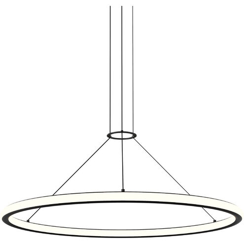 Luna LED 38 inch Satin Black Pendant Ceiling Light