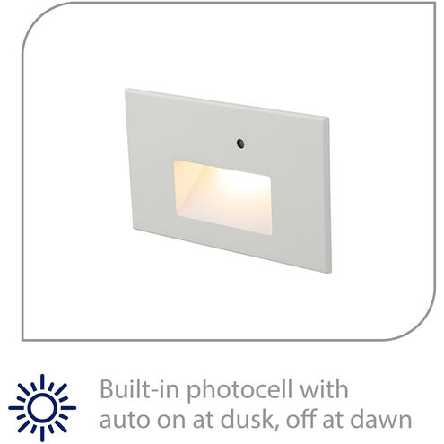 Tyler 120 3.8 watt White Step and Wall Lighting in Amber, WAC Lighting