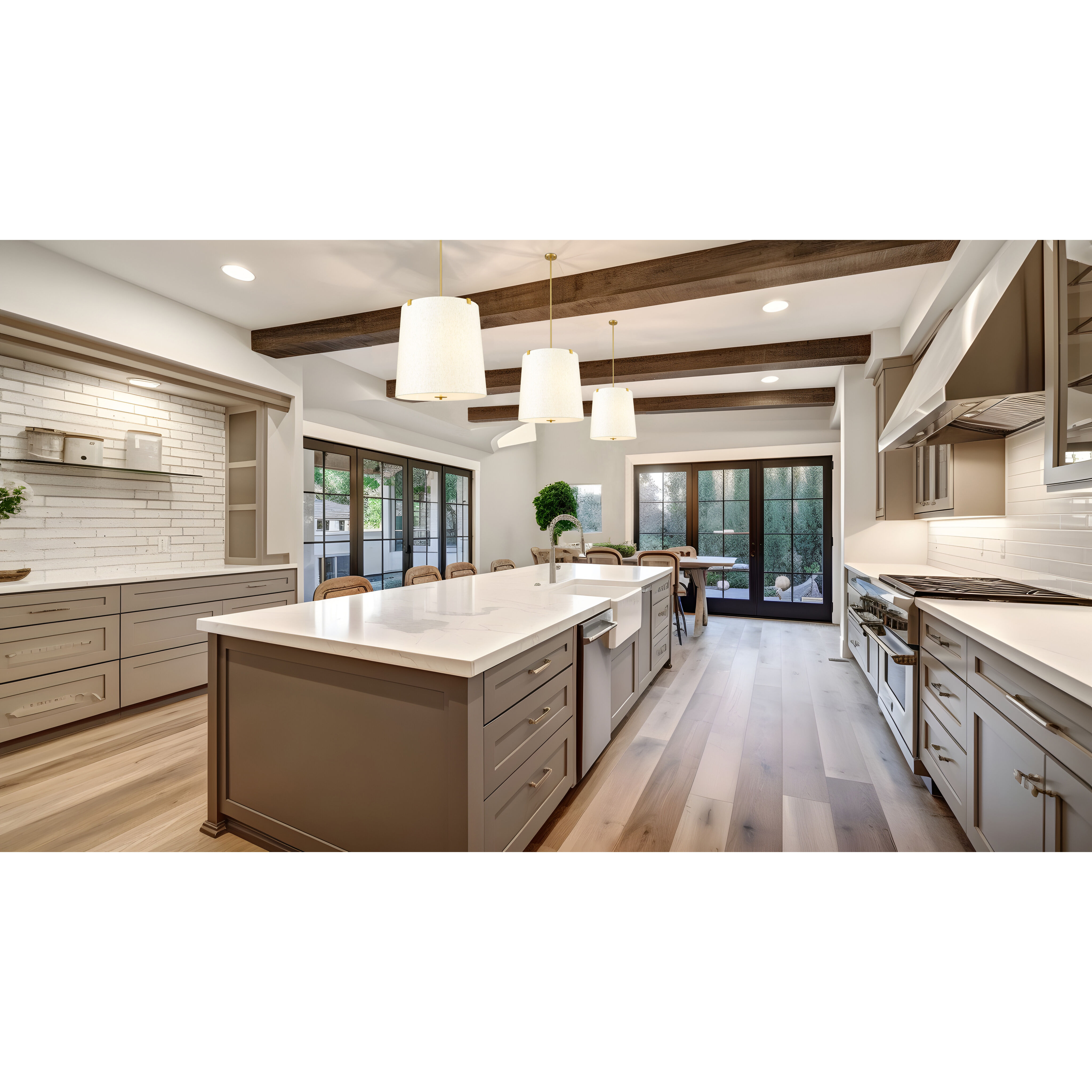 Weston 6 Light 24 inch Modern Gold Pendant Ceiling Light