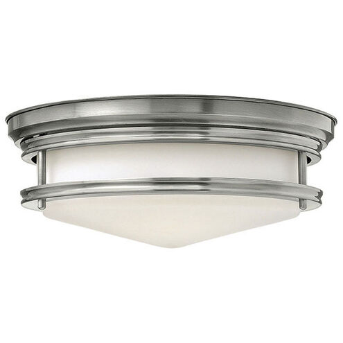 Hadley LED 14 inch Antique Nickel Indoor Flush Mount Ceiling Light