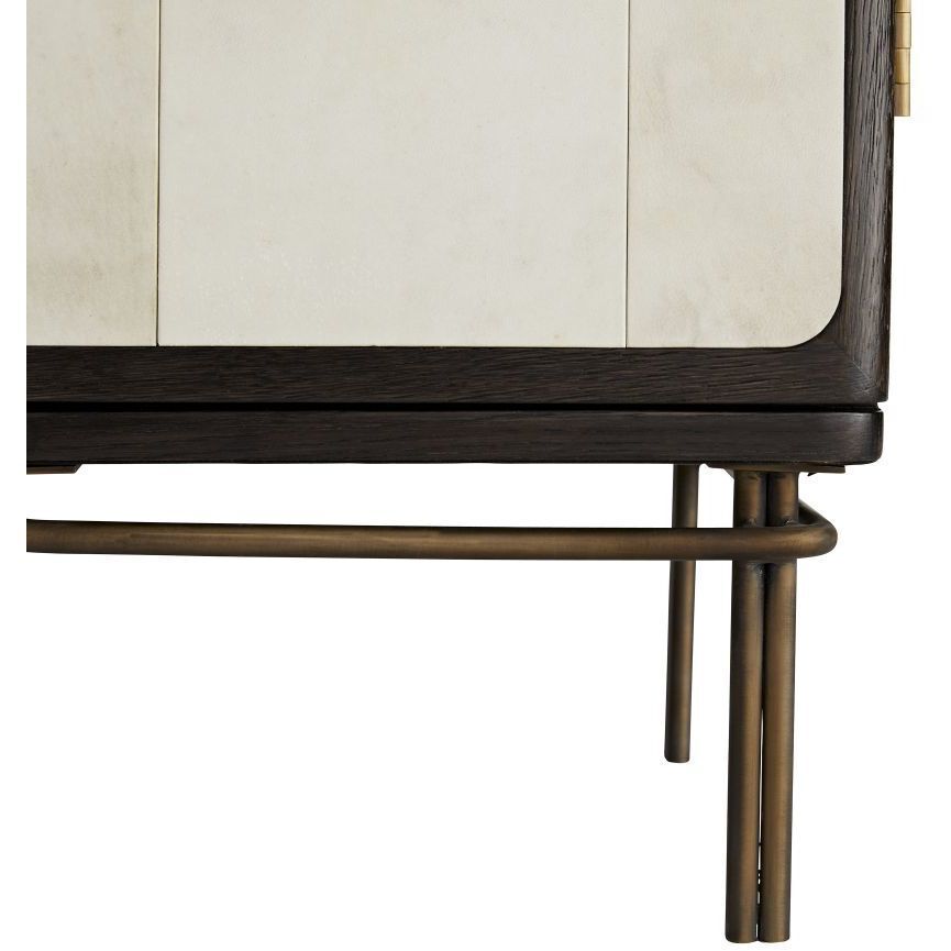 Edison 35 inch Ebony Cocktail Cabinet