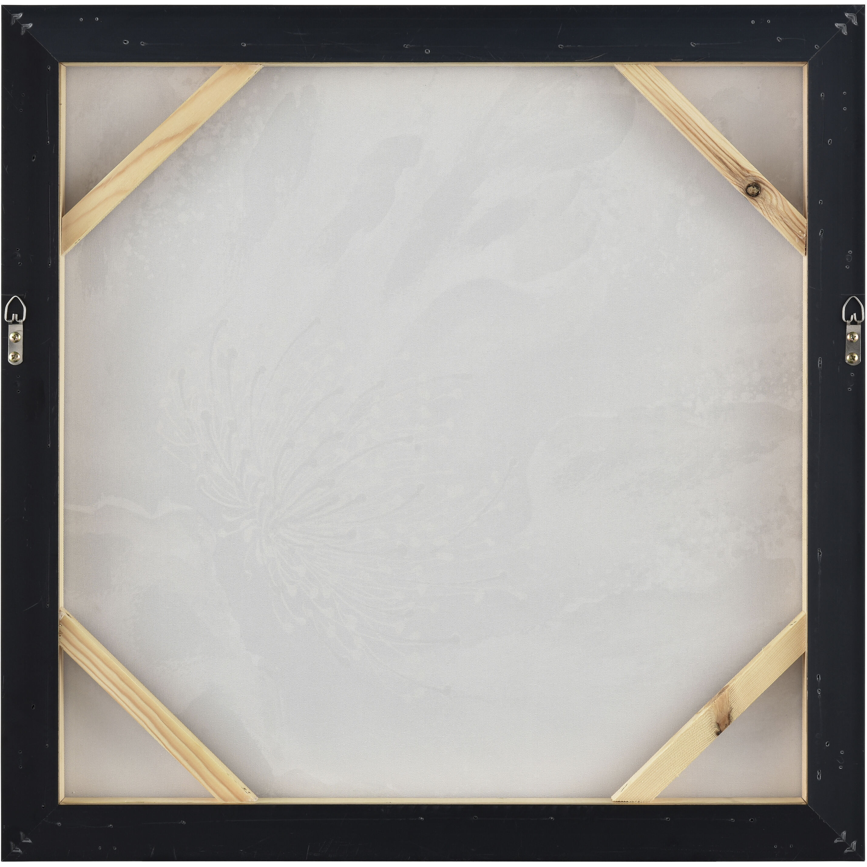 Bowie Bloom I Gray with Gold Framed Wall Art