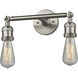 Franklin Restoration Bare Bulb LED 11 inch Brushed Satin Nickel Bath Vanity Light Wall Light