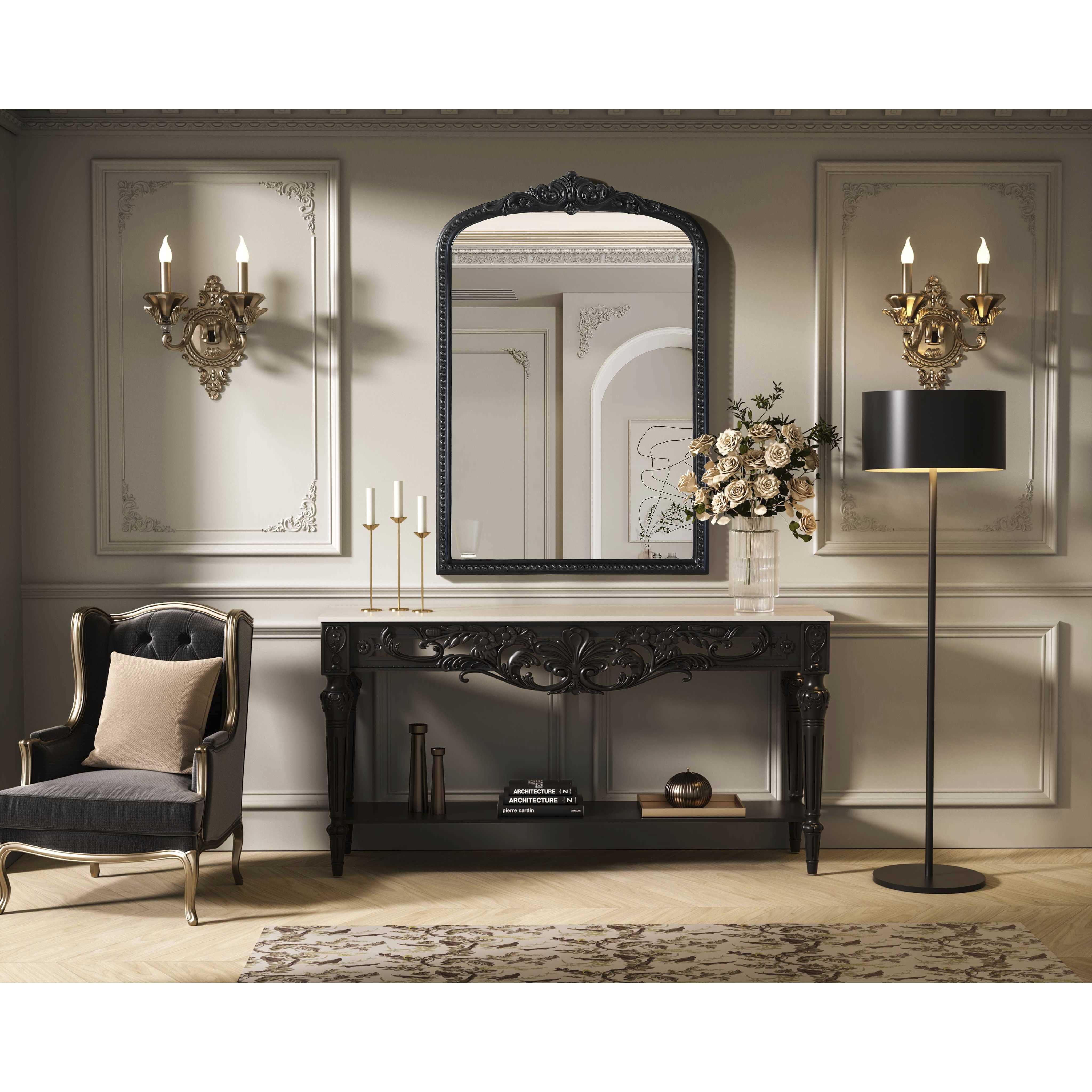 Naomi 36 X 24 inch Vintage Bronze Mirror