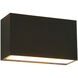 Dexter LED 8 inch Matte Black Wall Sconce Wall Light