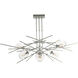 Griffin 6 Light 63 inch Vintage Platinum Pendant Ceiling Light