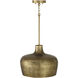 Myriah 1 Light 15 inch Tibetan Hammered Brass Pendant Ceiling Light